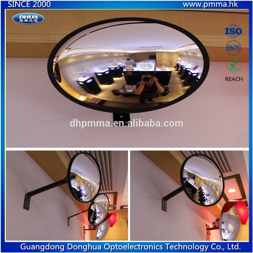 Durable acrylic convex road mirror traffic reflective mirror
