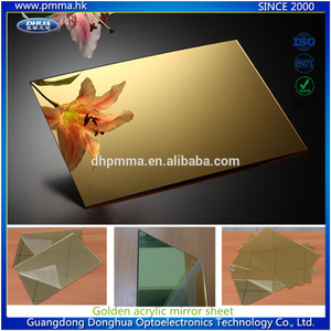Acrylic gold mirror sheet for decoration factory wholesale