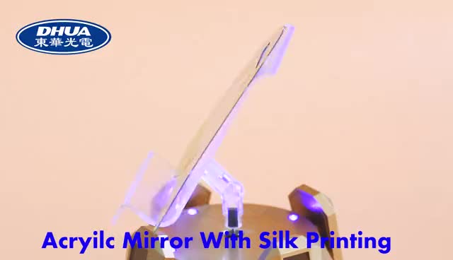 2018 Popular Silk Printing Acrylic Mirror sheet custom design