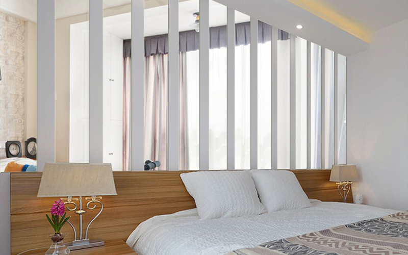 Bed wall decoration acrylic mirror sheet
