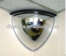 18&quot; acrylic quarter dome acrylic safety convex mirror for eliminating blind spots
