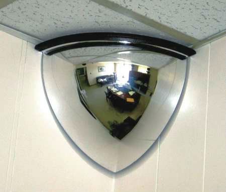 18&quot; acrylic quarter dome acrylic safety convex mirror for eliminating blind spots