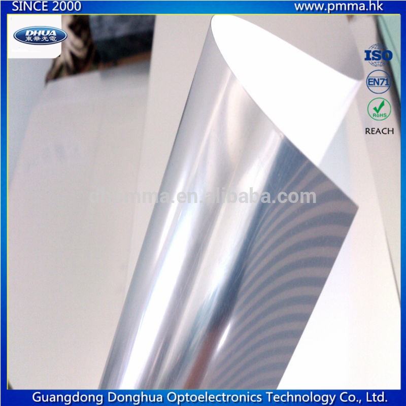 Reflective aluminium polycarbonate mirror plastic mirror 0.25mm-1.5mm