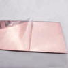 3.0mm 4*6'' Rose Gold Acrylic Mirror Sheet, Rose Gold Acrylic Mirror, Flexible Mirror Sheet