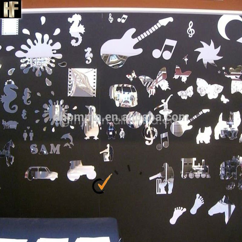Acrylic Wall Mirror Sticker with Self Adhesive for Decoration