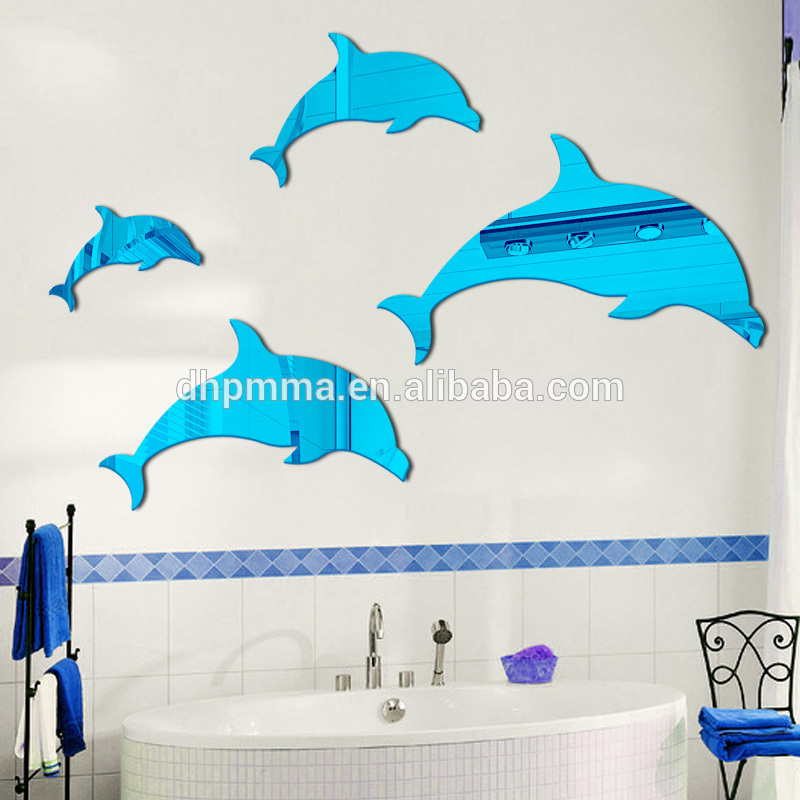 Dolphin Acrylic Mirror Perspex Shatter Resistant Plastic 