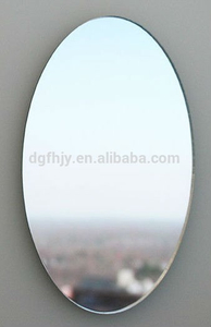 Mirrored Acrylic Sheet Oval Shatterproof Acrylic Mirror Decorative Mirror Sticker for Bathroom