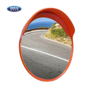 Round Traffic Safety Acrylic Convex Mirror Outdoor