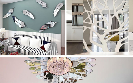 Acrylic wall mirror stickers are increasingly popular in the decoration ...