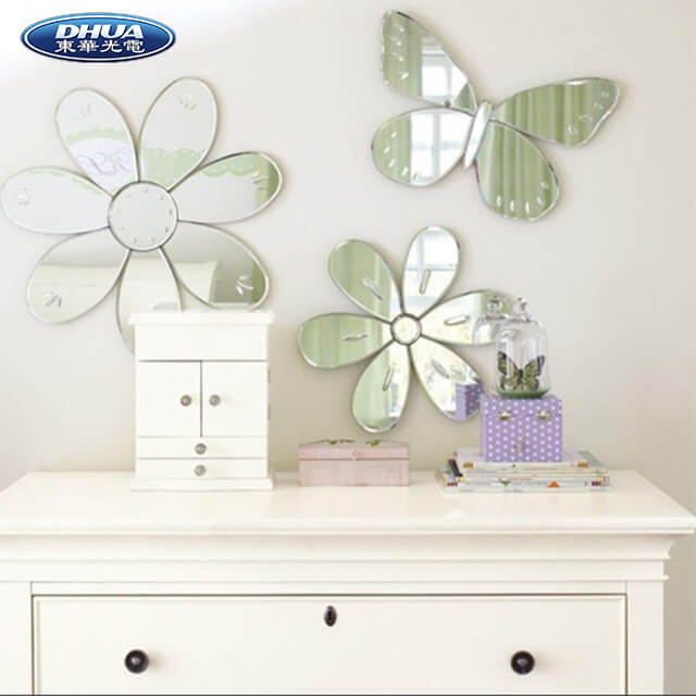 High Quality Acrylic Mirror Sticker Decor Decorative Mirrored Wall Art