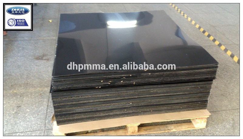 Plexiglass Extruded Black Colored Acrylic Sheet 4fx8f Colored PMMA Sheet High Quality