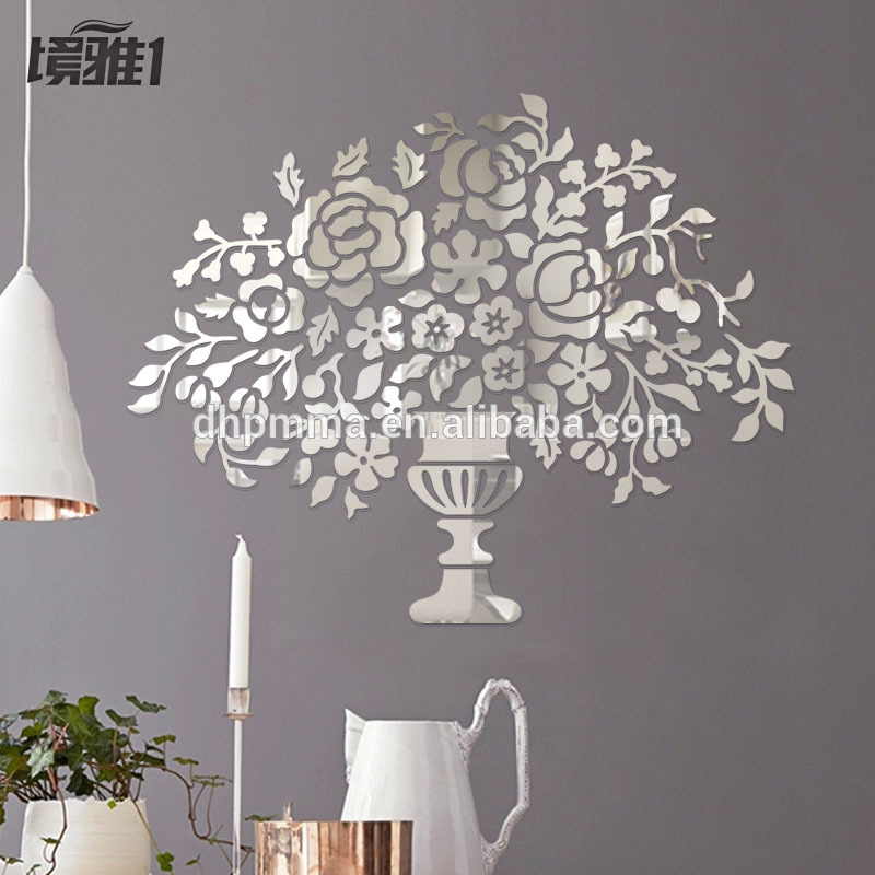 Tree Acrylic Mirror Wall Art Decals in Acrylic for House Decoration