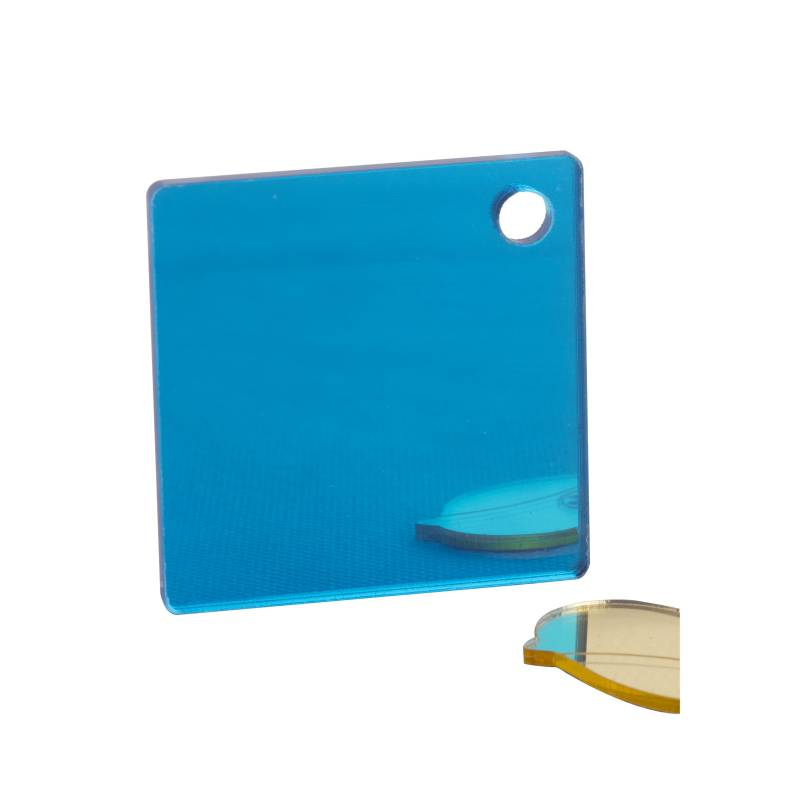 Flexible Plastic Mirror Sheet 3mm Blue Acrylic Mirror Cut-To-Size Colored Mirror Acrylic Sheets